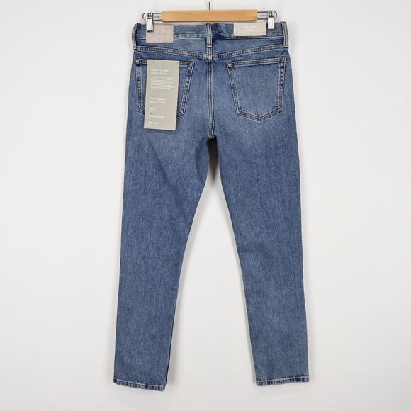 NWT Everlane Men's The Organic Cotton Slim-Fit Jean In Thrift Blue Size 30x30 - Picture 4 of 11